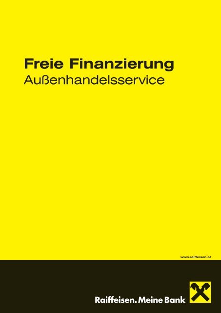 Freie Finanzierung