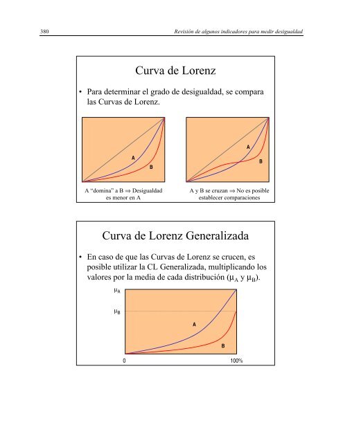 revisión de algunos indicadores para medir la desigualdad - Cepal