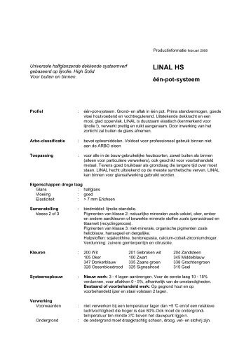 Linal 0502 - Eco-logisch