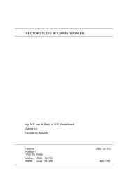 Sectorstudie Bouwmaterialen - ECN