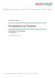 Energieplanung Hergiswil - econcept AG