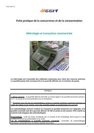 Métrologie et transaction commerciale - economie.gouv