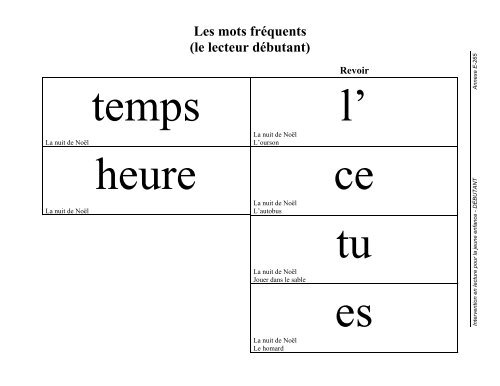 Annexe E : Les leçons des histoires de Paul et Suzanne