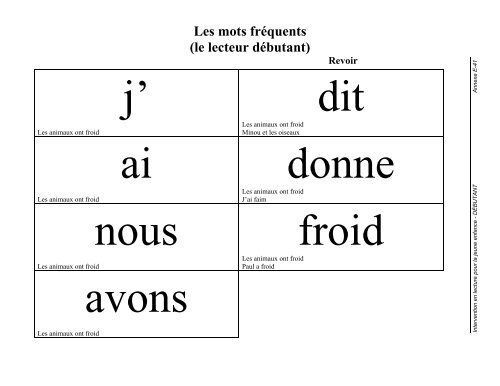 Annexe E : Les leçons des histoires de Paul et Suzanne