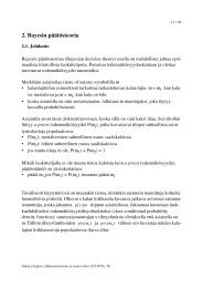 2. Bayesin päätösteoria