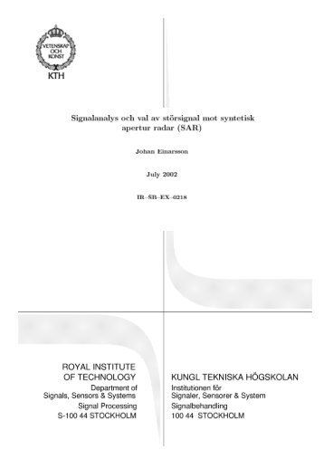 2. Problemdefinition - KTH