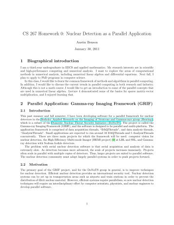 Gamma-ray Imaging Framework - Electrical Engineering ...