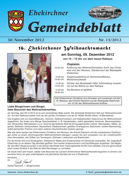 Gemeindeblatt - Ehekirchen