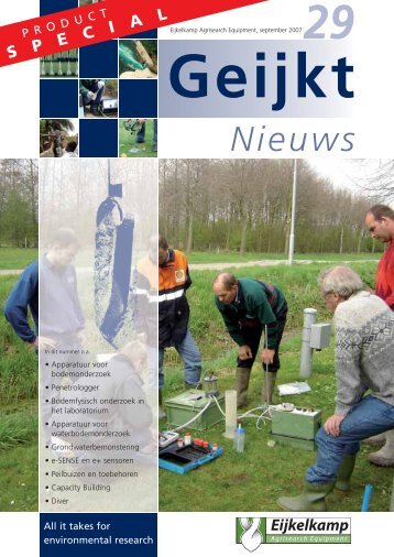 Downloaden - Eijkelkamp Agrisearch Equipment