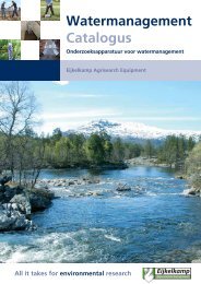 Watermanagement Catalogus - Eijkelkamp Agrisearch Equipment