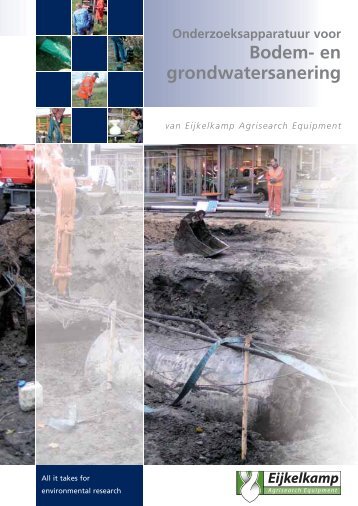 Bodem- en grondwatersanering - Eijkelkamp Agrisearch Equipment