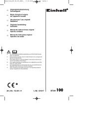 Art.-Nr.: 15.441.11 I.-Nr.: 01017 BT-IW 100 - Einhell