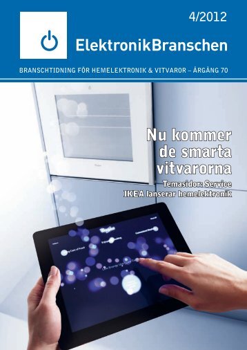 Nu kommer de smarta vitvarorna - Elektronikbranschen