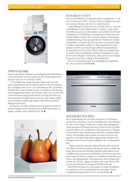 8/2010 3D-videokamera för konsument - Elektronikbranschen