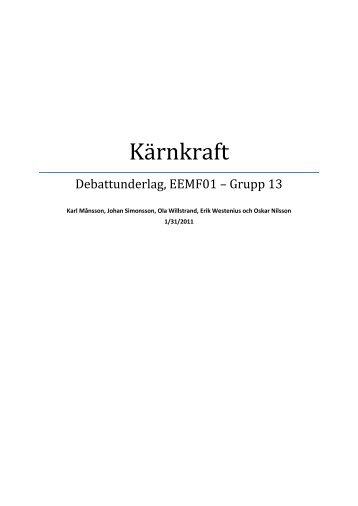 Kärnkraft