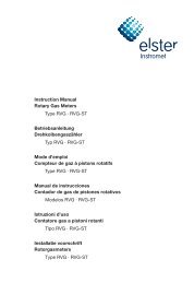 RVG RVG-ST Manual - Elster-Instromet