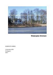Waterplan Emmen - Gemeente Emmen