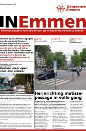 Herinrichting matisse- passage in volle gang - Gemeente Emmen