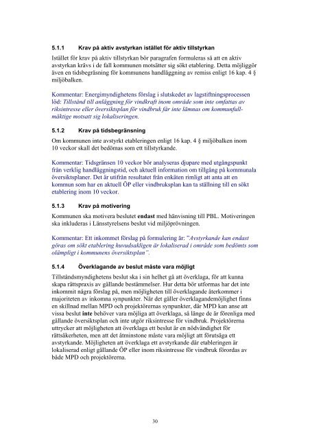 Sammanställning 16 kap 4§ miljöbalken - Energimyndigheten