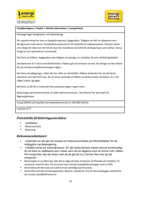 Sammanställningsrapport Nynäshamn - Energimyndigheten