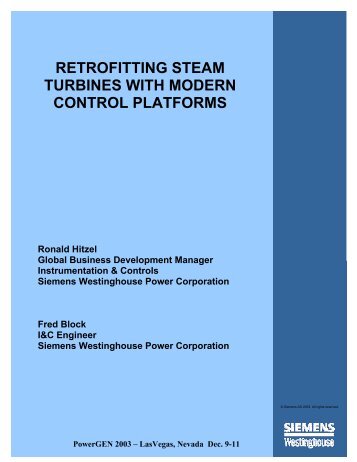 The Turbine Control System (TCS) Processor - Siemens Energy