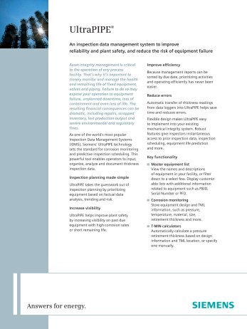 UltraPIPE Fact Sheet.indd - Siemens Energy