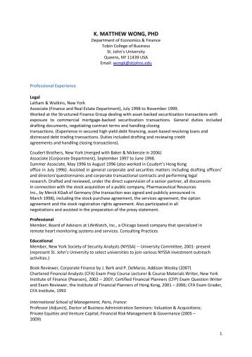 matthew wong cv.pdf - ENPC School of International Management