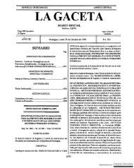 Gaceta - Diario Oficial de Nicaragua - No. 203 del 25 de octubre 1999