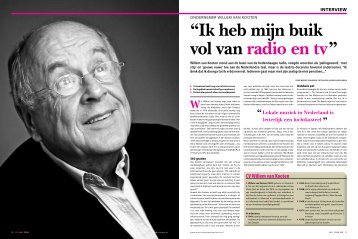 CV Willem van Kooten - Entertainment Business