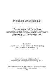 Fulltext - Linköping University Electronic Press