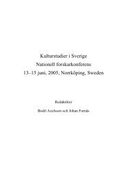 Fulltext - Linköping University Electronic Press