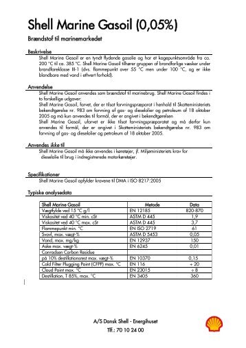 Shell Marine Gasoil (0,05%)