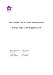 Forskarskolans uppgifter (pdf) - Högskolan Dalarna