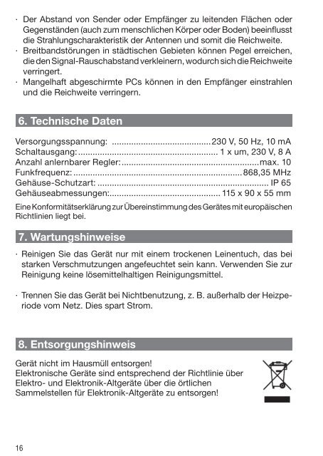 Wärmebedarfsrelais FHT 8W - eQ-3