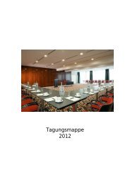Tagungsmappe 2012 - Hotel-Restaurant Erbprinz
