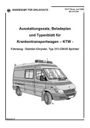 KTW - Fahrzeug : Daimler-Chrysler, Typ 313 CDI/35 ... - Sicherheit