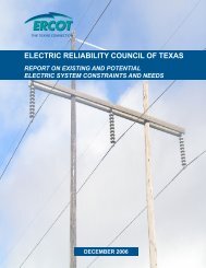 ELECTRIC RELIABILITY COUNCIL OF TEXAS - ERCOT.com