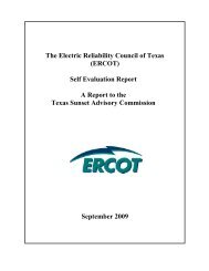 ERCOT - Sunset Advisory Commission