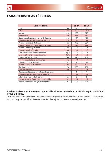 TERMOPELLET LP14 - LP20 - Ercyl.com