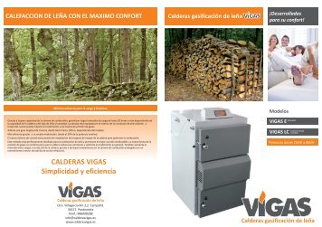Catálogo Calderas VIGAS - Ercyl.com