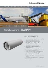 Stahlbetonrohr – MAXPIPE - Betonwerk Bieren