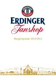 Shopprogramm 2013/2014 - ERDINGER Alkoholfrei