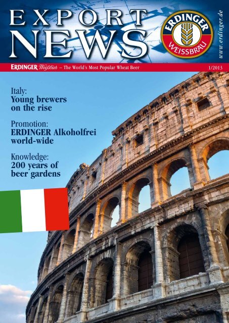 Italy: Young brewers on the rise Promotion: ERDINGER Alkoholfrei ...