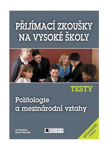 Testy – Politologie a mezinárodní vztahy – e-kniha - eReading