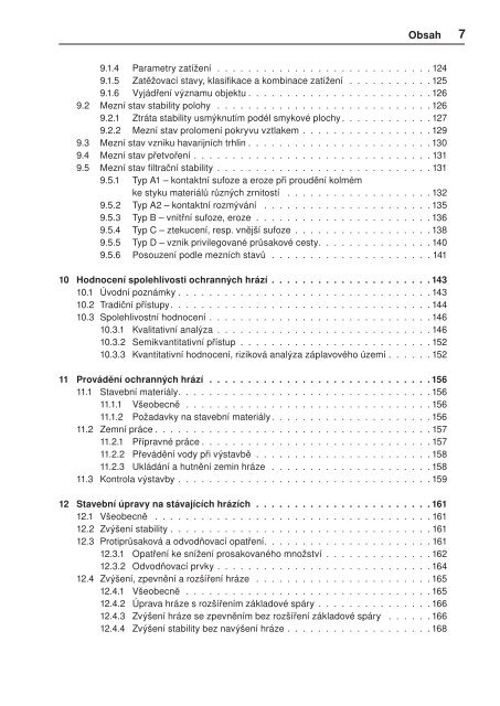 Ochranné hráze na vodních tocích - eReading