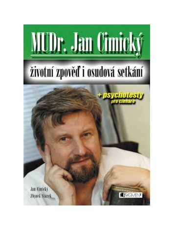 MUDr. Jan Cimický – životní zpověď i osudová setkání ... - eReading