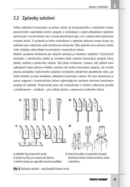 Pergoly a přístřešky - eReading