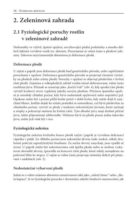 Ochrana rostlin proti chorobám a škůdcům - eReading