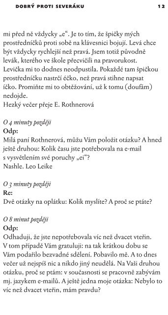 Dobrý proti severáku - náhled - eReading