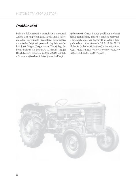 Historie traktorů Zetor - eReading